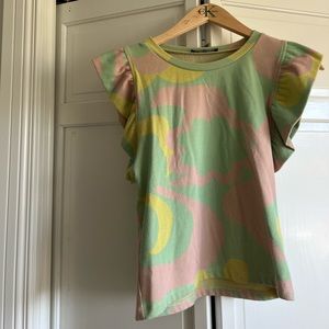 70s style zara top